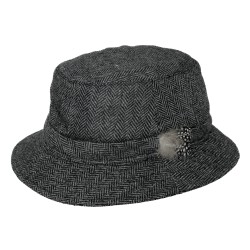 Herringbone Blarney Crushable Tweed Hat