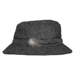 Herringbone Blarney Crushable Tweed Hat